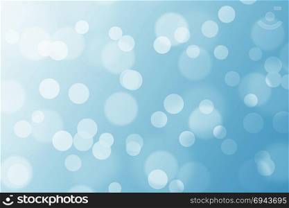 Abstract bokeh with blue background.