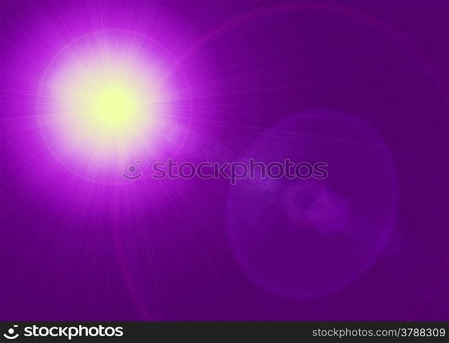 Abstract bright background with rays of light