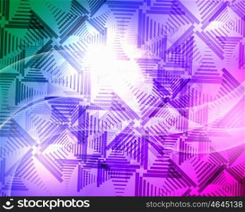 Abstract bright colourful background with spots of light