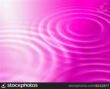 Abstract bright crimson background with round concentric ripples