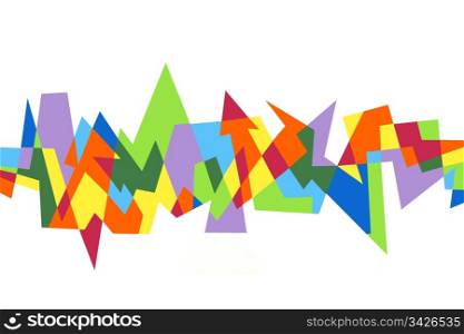abstract bright geometric pattern