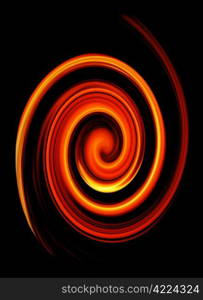 abstract bright twirled fire background