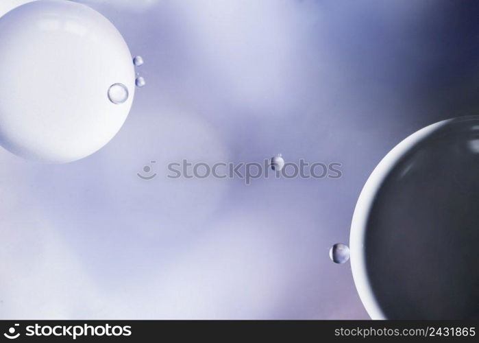 abstract bubbles gradient blurred background