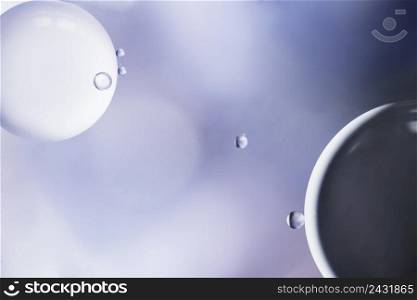 abstract bubbles gradient blurred background