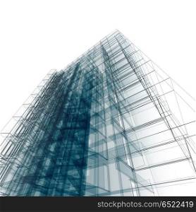 Abstract building background 3d rendering. Abstract building. Architecture design and model my own 3d rendering. Abstract building background 3d rendering