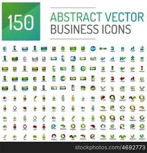 Abstract business logo mega collection, universal set