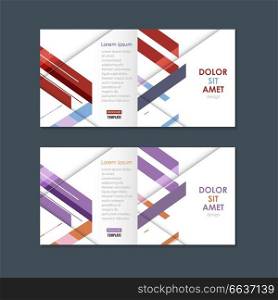 Abstract business square brochure design. Modern line cover template.. Abstract business square brochure design. Modern line cover template