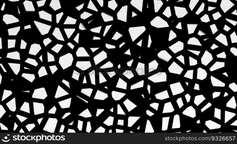 Abstract cells pattern. Computer generated 3d render. Abstract cells pattern