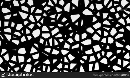 Abstract cells pattern. Computer generated 3d render. Abstract cells pattern