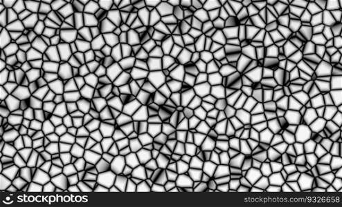 Abstract cells pattern. Computer generated 3d render. Abstract cells pattern