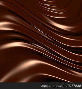 Abstract chocolate background (3d remarkable abstract backgrounds and objects series)