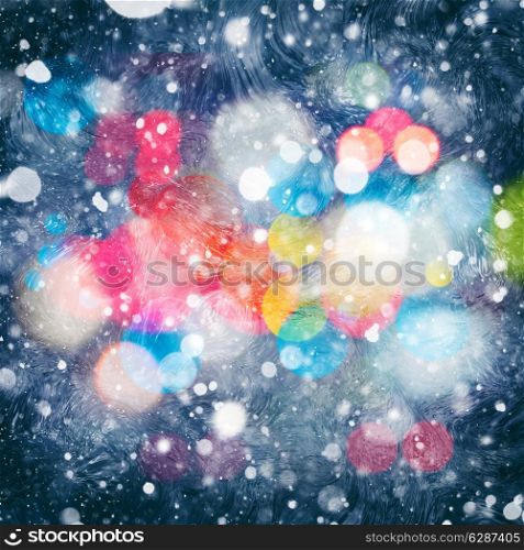 abstract christmas backgrounds with beauty bokeh