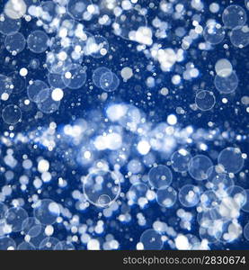 Abstract christmas backgrounds with snowflakes and bokeh