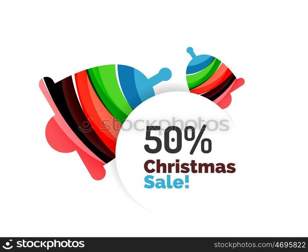 Abstract Christmas sale banner design with blank space. Abstract Christmas sale banner design with blank space. illustration