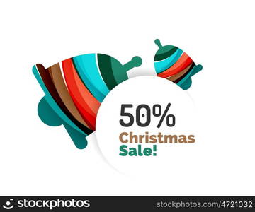 Abstract Christmas sale banner design with blank space. Abstract Christmas sale banner design with blank space. illustration