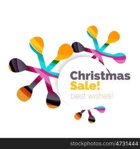 Abstract Christmas sale banner design with blank space. Abstract Christmas sale banner design with blank space. illustration