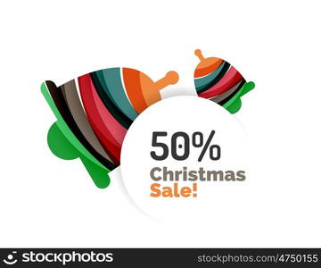 Abstract Christmas sale banner design with blank space. Abstract Christmas sale banner design with blank space. illustration