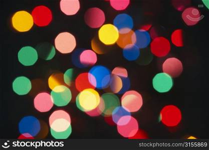 Abstract Christmas Tree Lights