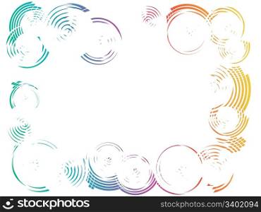 abstract circle background. Vector