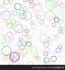 Abstract circle design on white background