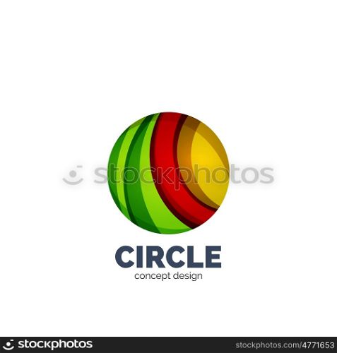 abstract circle logo. abstract circle logo, business icon