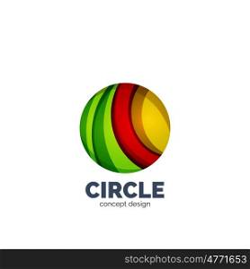 abstract circle logo. abstract circle logo, business icon