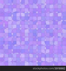 Abstract Circle Purple Background. Abstract Ornamental Purple Pattern.. Purple Background