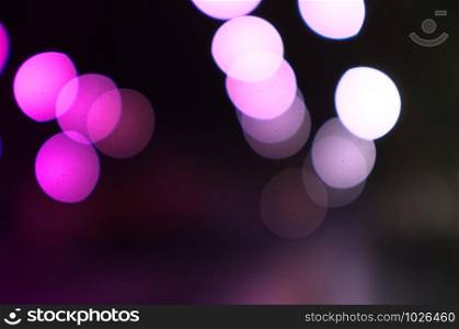 Abstract circular bokeh background of light . Blur background