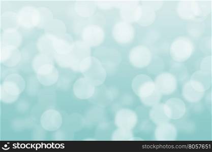 Abstract circular light blue turquoise bokeh background