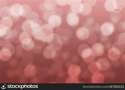 Abstract circular light red bokeh background