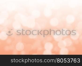 Abstract circular peach and white light bokeh background