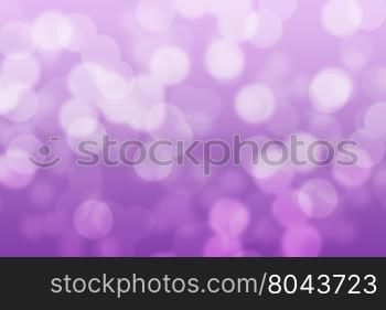 Abstract circular violet and purple light bokeh background