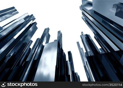 Abstract city architecture