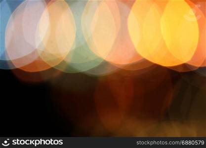 Abstract city lights blur blinking background. Soft focus.