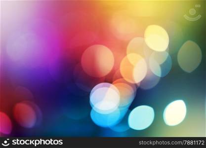 Abstract city lights blur blinking background. Soft focus.
