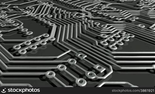 abstract close-up of a circuit board