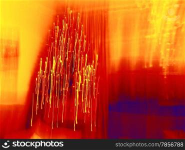 Abstract color background of lights and bright spots