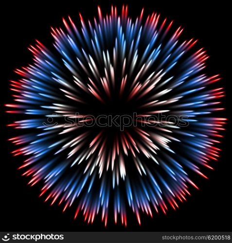 Abstract color design with a burst. . color design with a burst. Holiday fireworks