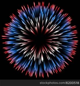 Abstract color design with a burst. . color design with a burst. Holiday fireworks