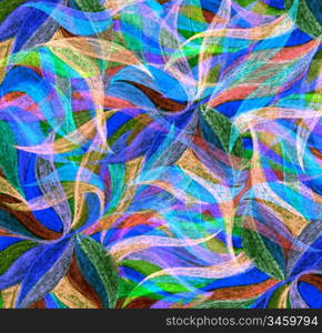 Abstract color pencil draw background