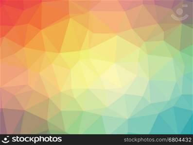 Abstract color polygonal triangle patterns. Low poly background.&#xD;&#xA;