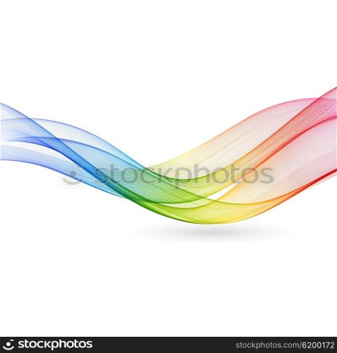 Abstract color wave . Abstract color wave background. Rainbow spectrum wave