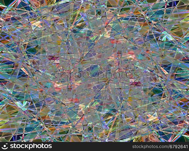 abstract colored glass