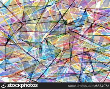 abstract colored glass