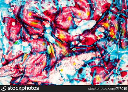 Abstract colored texture. Colorful decorative background. Bright watercolor background on crumpled paper for design.. Abstract colored texture. Colorful decorative background. Bright watercolor on crumpled paper.