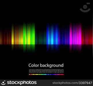 Abstract colorful background line