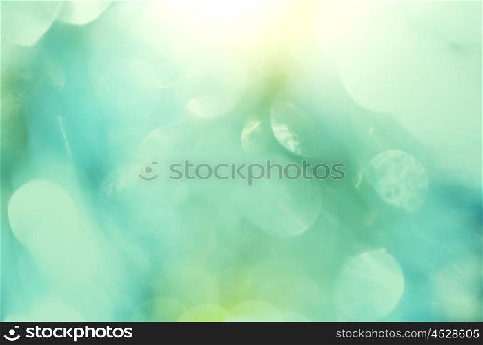 Abstract colorful blur texture for background. Nature vintage blue ,green and yellow colors.