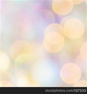 Abstract colorful bokeh background of defocused twinkling lights