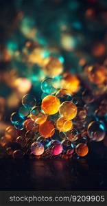 Abstract Colorful Bokeh Dynamic Background with Rich Colors. Generative ai. High quality illustration. Abstract Colorful Bokeh Dynamic Background with Rich Colors. Generative ai
