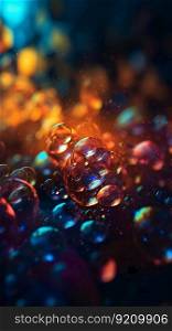 Abstract Colorful Bokeh Dynamic Background with Rich Colors. Generative ai. High quality illustration. Abstract Colorful Bokeh Dynamic Background with Rich Colors. Generative ai